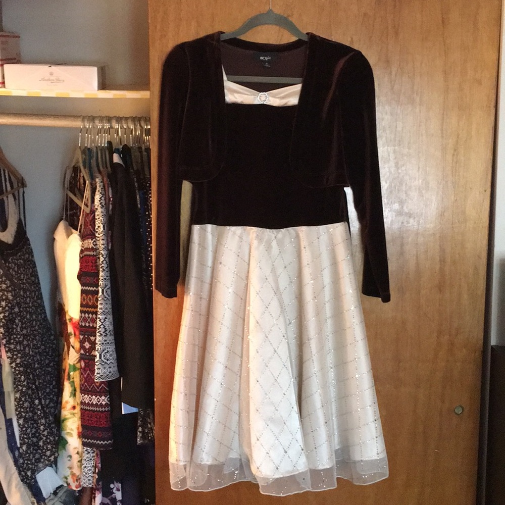 Brown and Gold Children’s Dress